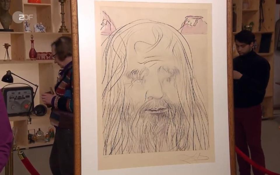 Den höchsten Preis des Tages erzielte die Lithografie von Dalí, die Vincent van Gogh darstellt und von 1975 datiert. Pauritsch schlug für 1.000 Euro zu - als einziger Kaufinteressent.