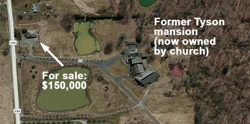 Cursed, neglected Mike Tyson mansion