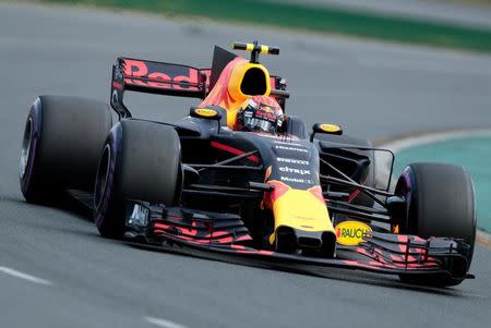 Formula One - F1 - Australian Grand Prix - Melbourne, Australia - 25/03/2017 Red Bull Racing driver Max Verstappen of the Netherlands during the qualifying session. REUTERS/Jason Reed