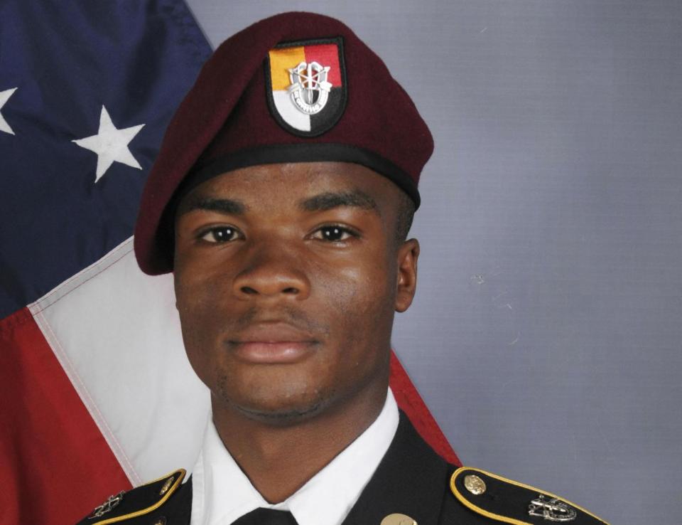 Sgt Johnson was among four US troops killed in Niger (AP)