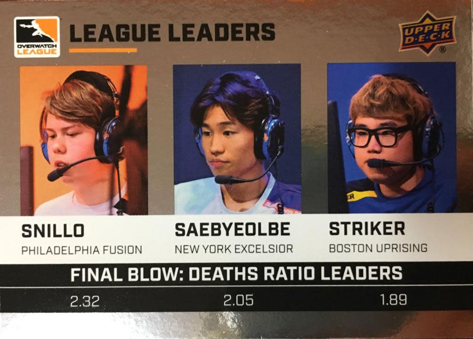 Así son las tarjetas coleccionables de la Overwatch League