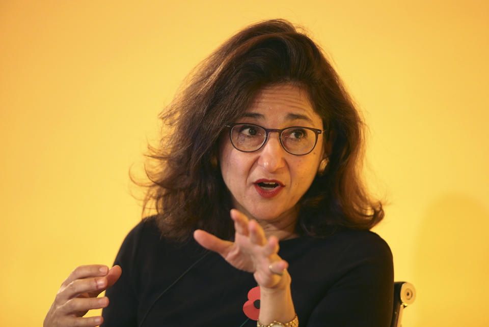 Deputy Governor, Markets and Banking, Bank of England, Minouche Shafik at the Bank of England Open Forum 2015 at Guildhall in London.