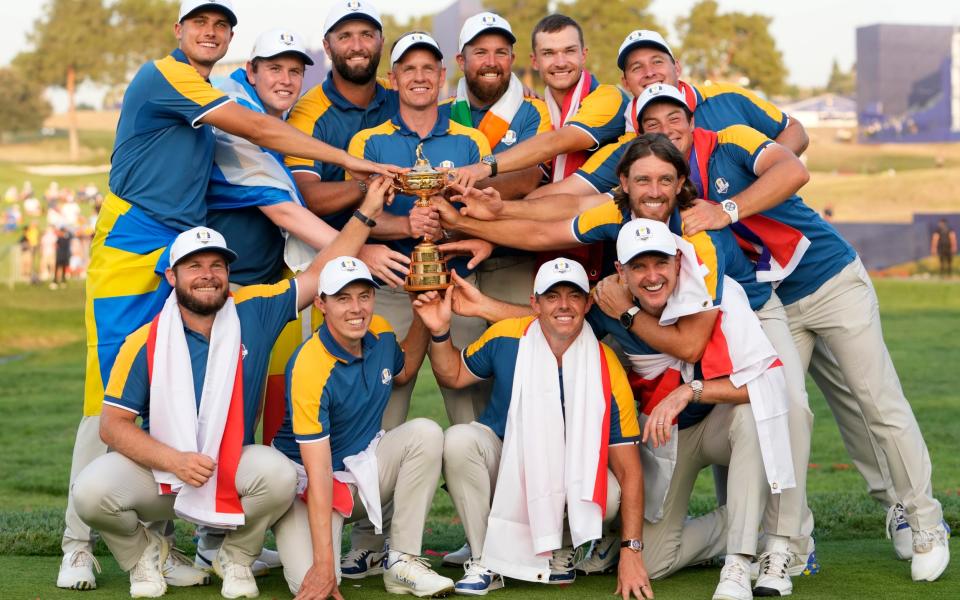 Team Europe regained the Ryder Cup trophy last October, two years after suffering their worst defeat at Whistling Straights
