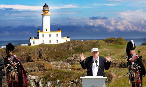 Trump in Scotland