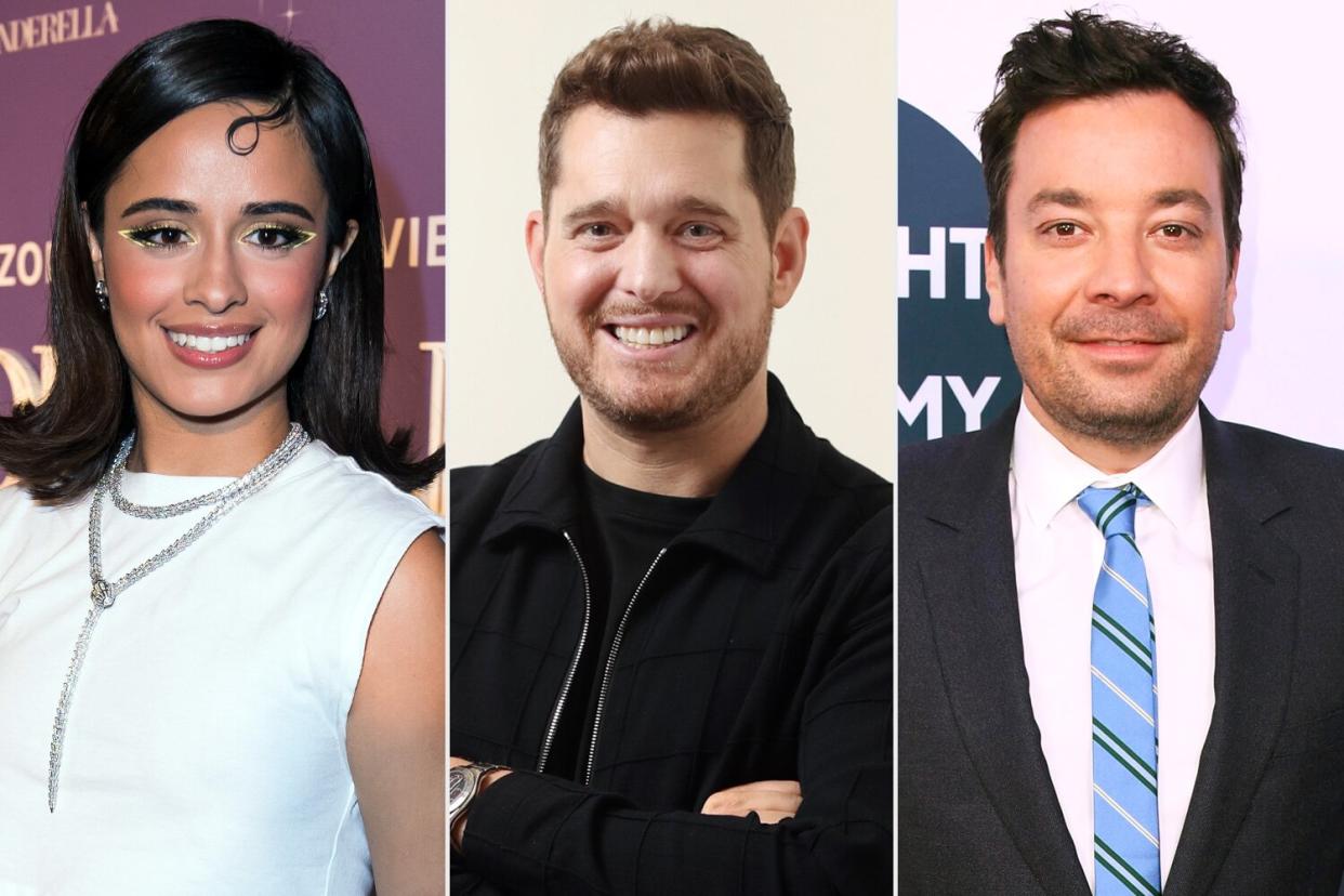 Camila Cabello, Michael Buble, Jimmy Fallon