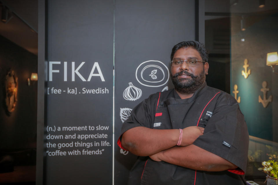 Sargunan Naidu Sundararaju, 42, has been having trouble finding more staff to cover the longer hours at his Sentul restaurant. ― Pictures by Devan Manuel