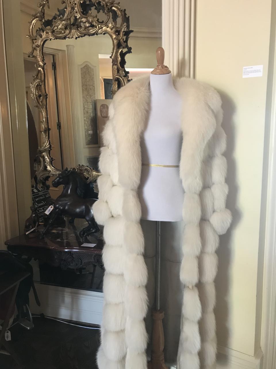 <em>Dahling</em>, Zsa Zsa Gabor would want you to have this fur coat she wore in the 1960s. (Photo: Yahoo Entertainment)