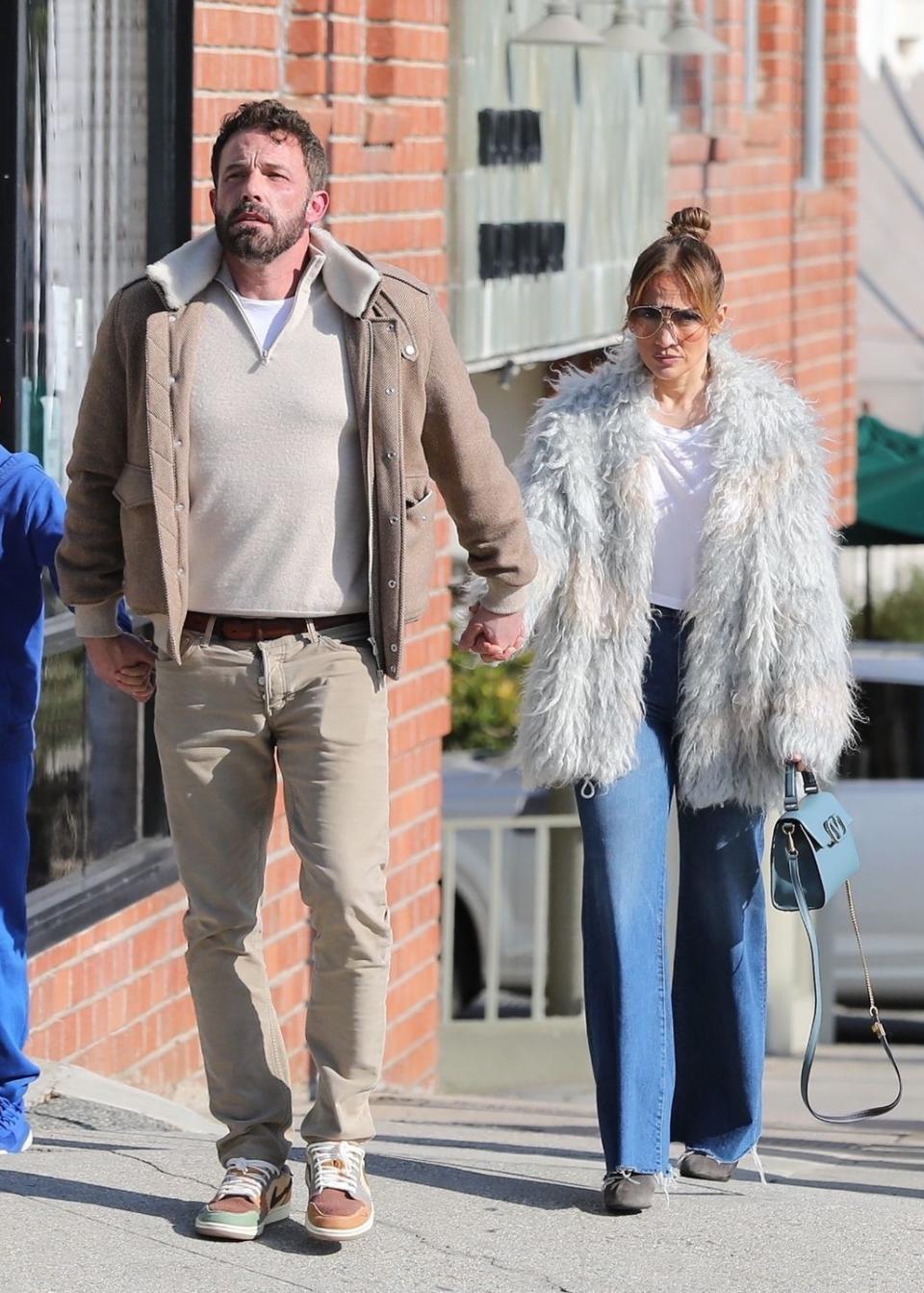 jennifer lopez ben affleck family outing la