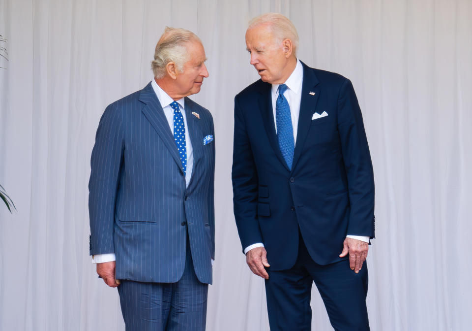 King Charles and President Joe Biden at Windsor