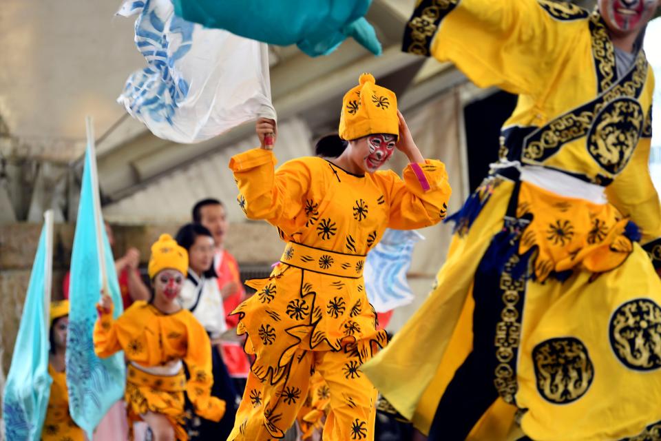 Chinese participants at the Knox Asian Festival on Sunday, August 25, 2019 at World's Fair Park.