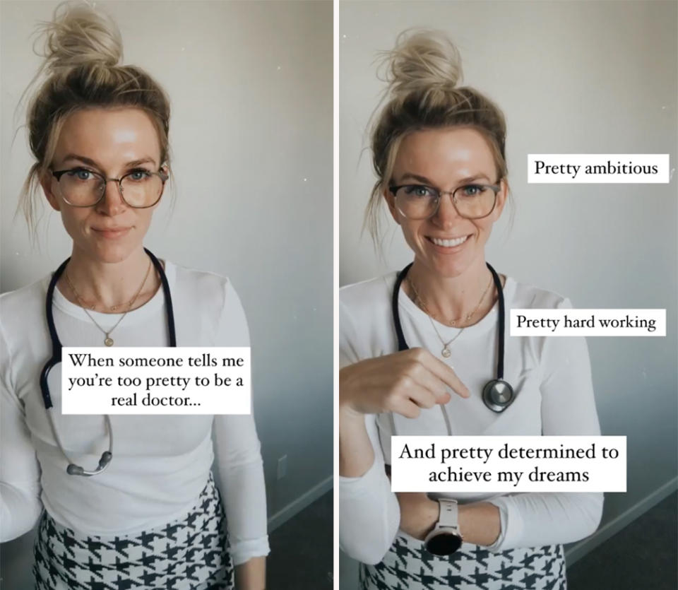 Dr Culver says pretty women can be badass doctors