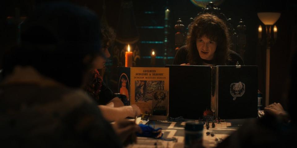 Eddie Munson (Joseph Quinn) is the dungeon master in this screenshot from the fourth season of Netflix sci-fi hit "Stranger Things." The Sherman Theater in Stroudsburg will host Sherma-Con, featuring some of the area's top D&D players.