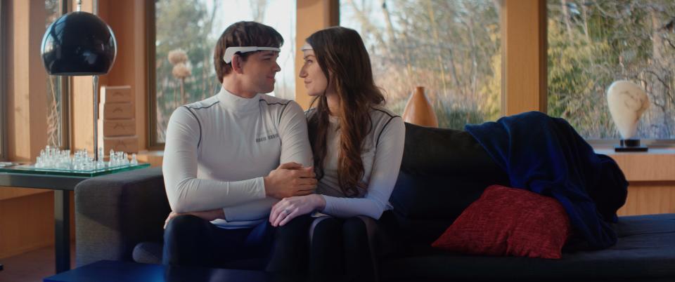 Jim Schubin and Chloe Carroll star as a couple who embark on a 30-day scientific experiment in the sci-fi thriller "The Honeymoon Phase."