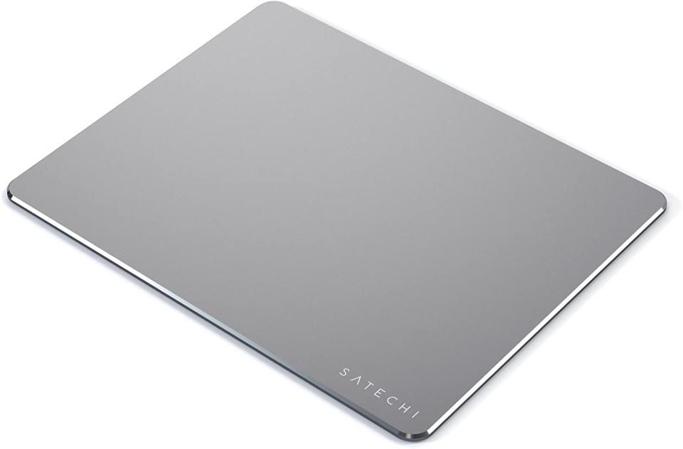 Satechi Aluminum Mouse Pad with Non-Slip Rubber Base - Compatible with Computers, Laptops and Desktops (Space Gray)