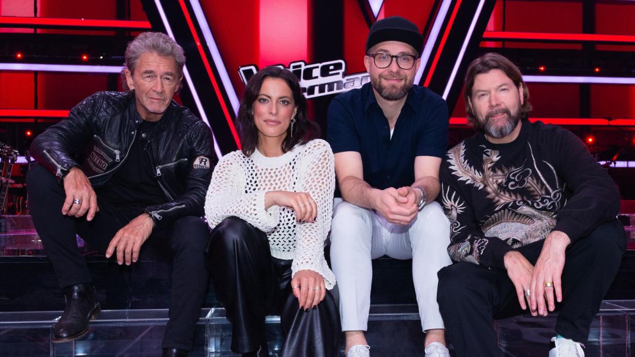 Peter Maffay, Stefanie Kloß, Mark Forster und Rea Garvey werden bei der nächsten Staffel "The Voice of Germany" nicht mehr mit von der Partie sein. (Bild: ProSieben/SAT.1 / André Kowalski)