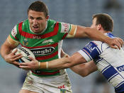 Boasting size, skill and fortitude, Burgess led the Rabbitohs' monster pack with aplomb in 2014 and was only one point behind the joint Dally M leaders in July.