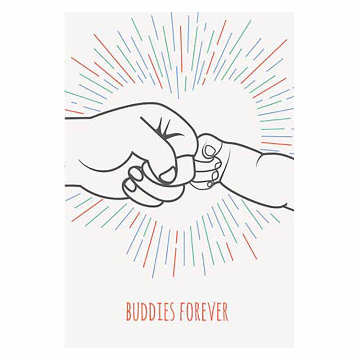 printable fathers day cards buddies forever card