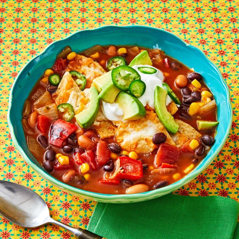 vegetarian dinner recipes enchilada soup