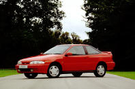 <p>While Hyundai’s long-lived Coupé that arrived in 2002 would go on to be a decent seller, its predecessor’s forerunner wasn’t such a hot little number. As dull to look at as it was to drive, the deeply unexciting S-Coupé was the antithesis of what a car with sporting pretentions should be – even in <strong>114bhp turbocharged form</strong>. It looks like <strong>11 </strong>are still alive in the UK, with another <strong>36 </strong>on a SORN.</p><p><strong>How to get one: </strong>Survivors occasionally appear for around <strong>£4000</strong>.</p>