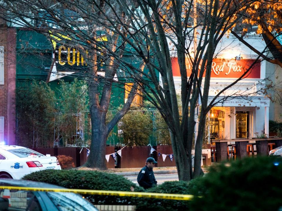 The Comet Ping Pong pizza restaurant that was at the center of the Pizzagate conspiracy theory (EPA)