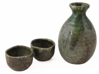 Polished Earthen Green Authentic Sake Set<br />$34.25, <a href="http://www.mrslinskitchen.com/s1202.html" target="_blank">Mrs. Lin's Kitchen</a>.&nbsp;