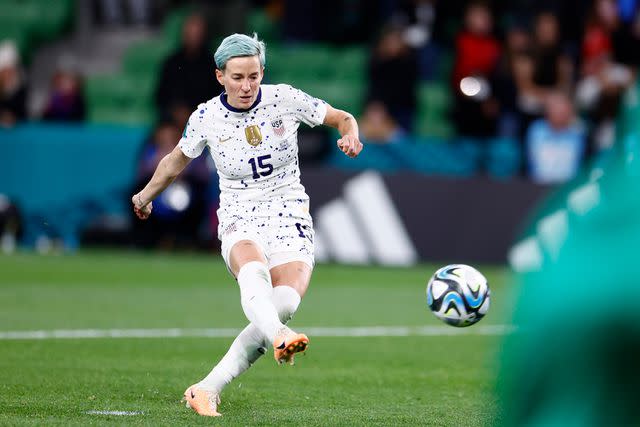 <p>Carmen Mandato/USSF/Getty </p> Megan Rapinoe