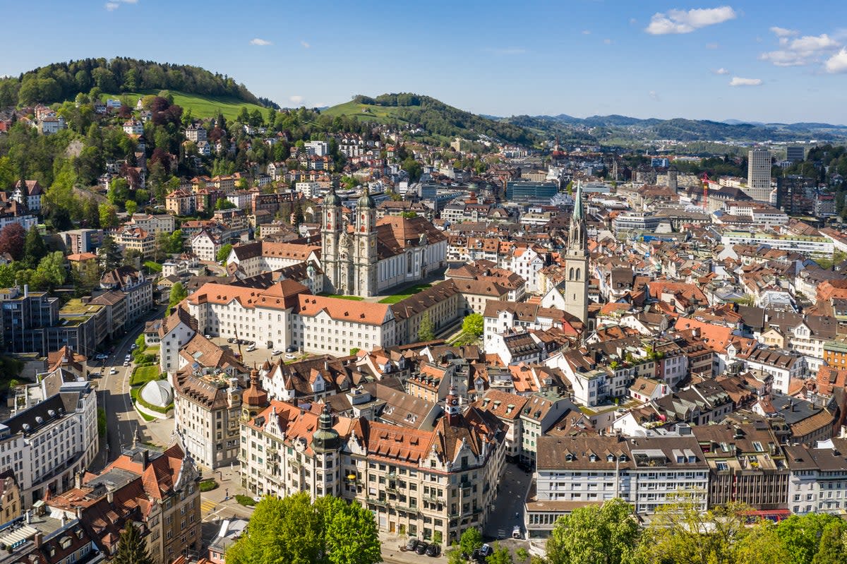 St Gallen sits between Lake Constance and the Swiss Alps (Getty Images/iStockphoto)