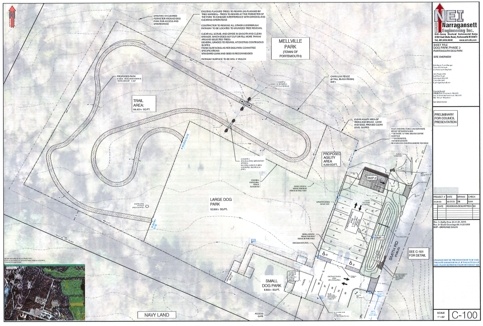 A look at the proposed expansion of the Portsmouth Dog Park.