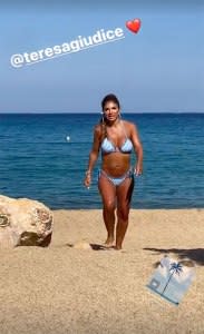 Teresa Giudice Fendi Bikini on Honeymoon