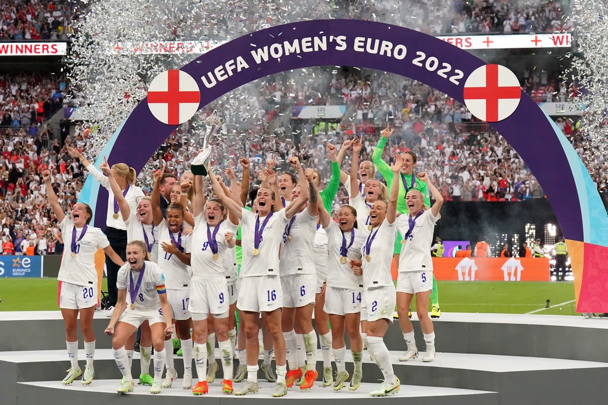 England will defend their Women’s Euro title in Switzerland after the central European country was chosen as hosts for 2025 (Jonathan Brady/PA) (PA Wire)