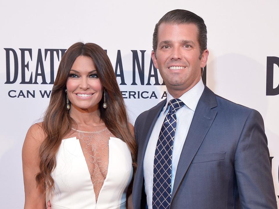 Donald Trump Jr. and Kimberly Guilfoyle at a film premiere in August 2018.