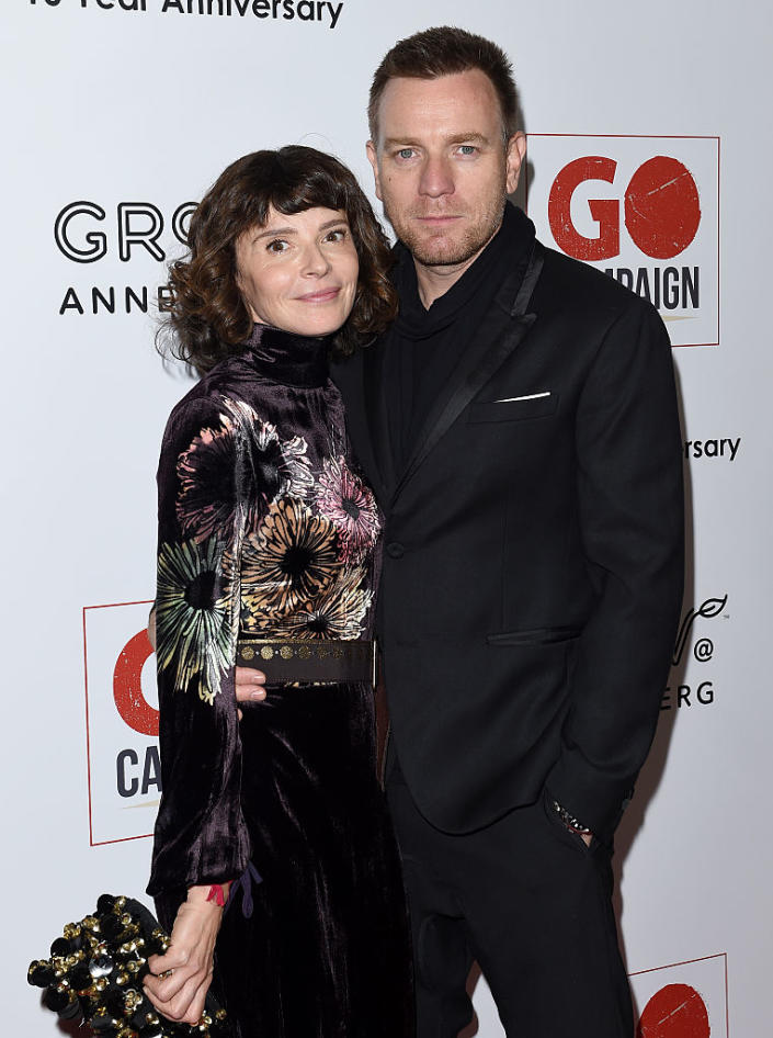 Ewan McGregor and his ex wife Eve Mavrakis, pictured in November 5, 2016. (Getty Images)
