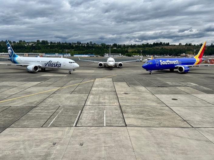 Boeing 737 MAX 8, 8200, and 9 aircraft.