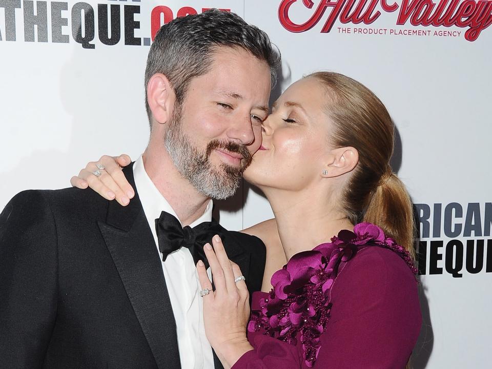 Amy Adams and husband Darren Le Gallo arrive at the 31st Annual American Cinematheque Awards Gala at The Beverly Hilton Hotel on November 10, 2017 in Beverly Hills, California