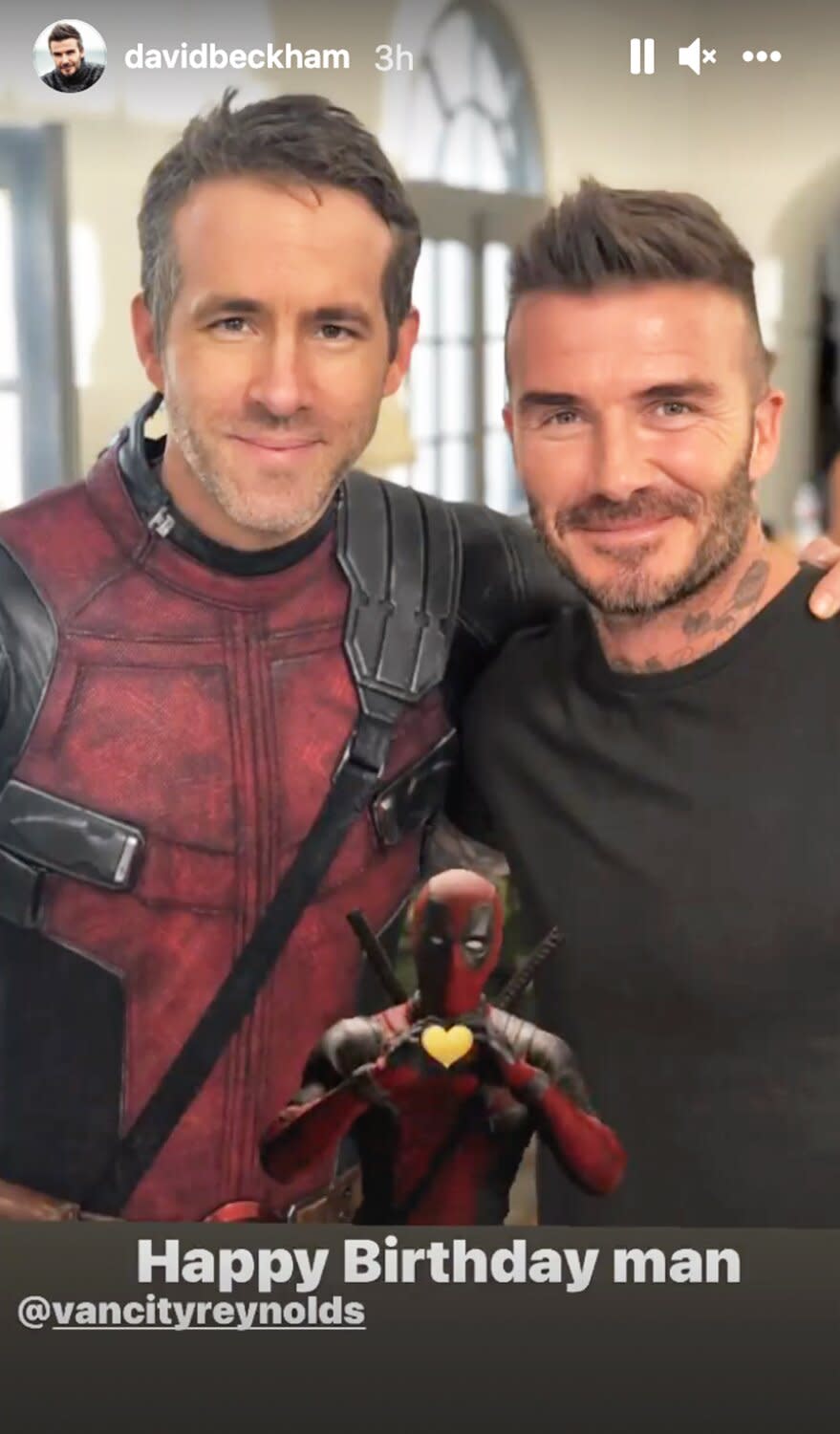 David Beckham and Ryan Reynolds