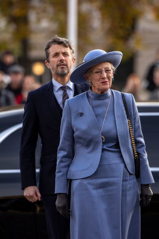 Margarita de Dinamarca y el príncipe Federico en Berlín