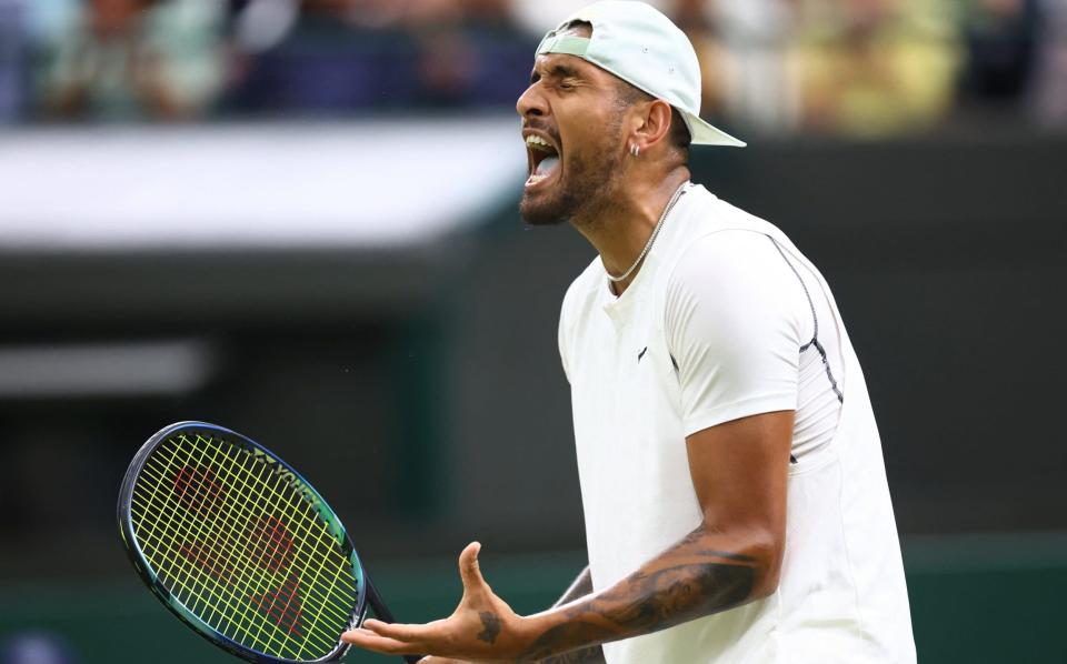 Nick Kyrgios ran the whole gamut of emotions - REUTERS