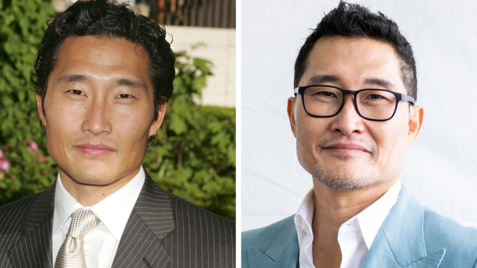 Daniel Dae Kim from the Lost cast, Left: 2005; Right: 2023