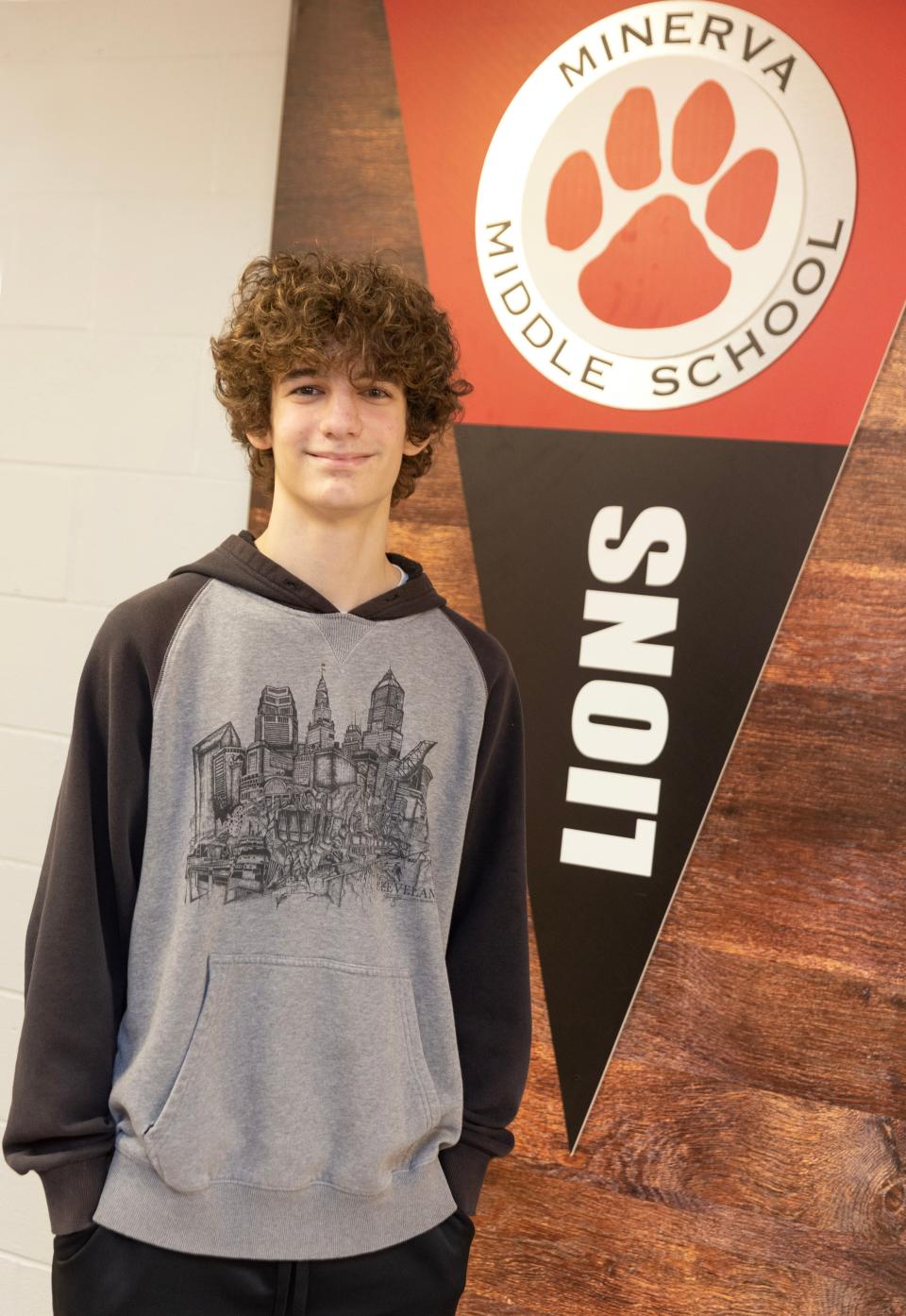 Luke Loveless, an eighth-grader at Minerva Middle School, is a Canton Repository Kid of Character for December.