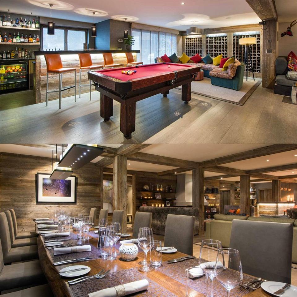 Luxury ski chalets