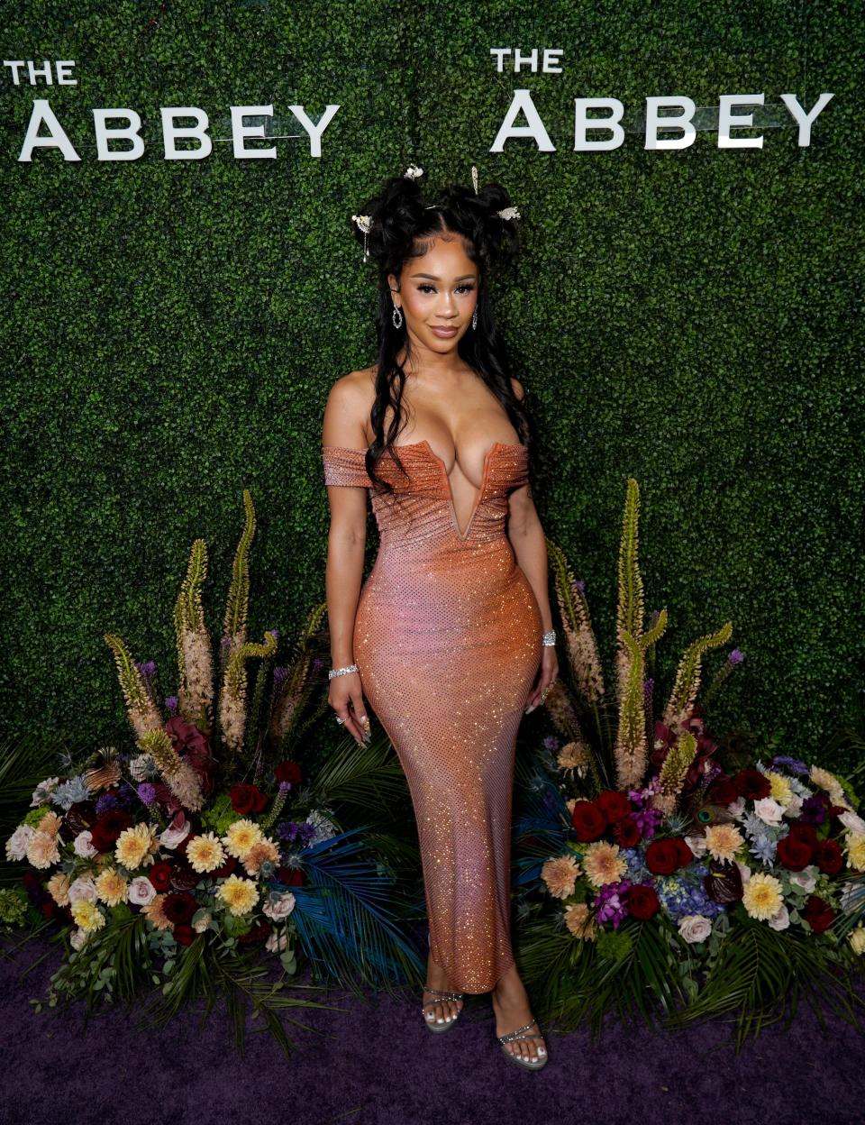 WEST HOLLYWOOD, CALIFORNIA - JUNE 20: Saweetie attends Tristan Schukraft Celebrates A New Era At The Abbey at The Abbey on June 20, 2024 in West Hollywood, California.  (Photo by Presley Ann/Getty Images for The Abbey)