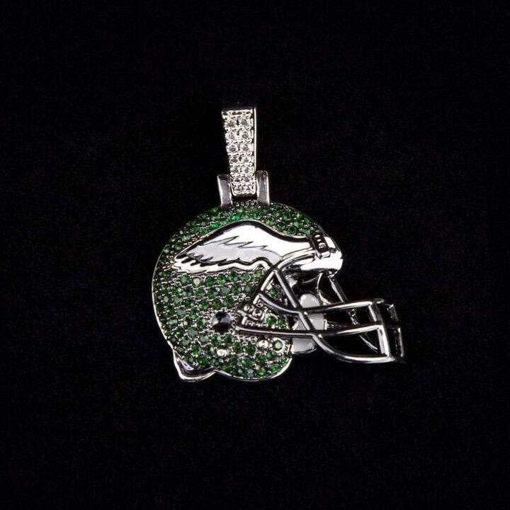 Philadelphia Eagles Helmet Pendant