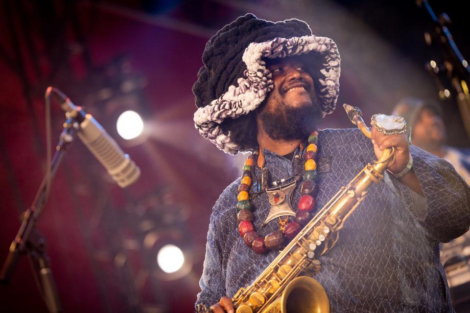 Kamasi Washington attends the 2023 Coachella Valley Music And Arts Festival on April 15, 2023 in Indio, California.