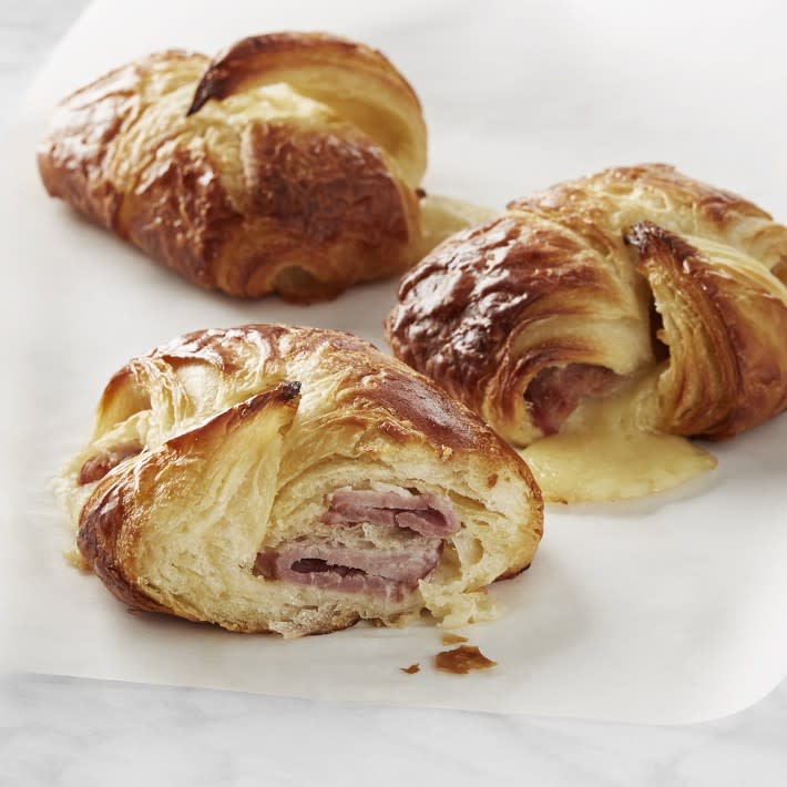 <p><a href="https://go.redirectingat.com?id=74968X1596630&url=https%3A%2F%2Fwww.williams-sonoma.com%2Fproducts%2Fwilliams-sonoma-ham-cheese-croissants&sref=https%3A%2F%2Fwww.womenshealthmag.com%2Ffood%2Fg37337811%2Fbest-food-gifts%2F" rel="nofollow noopener" target="_blank" data-ylk="slk:Shop Now;elm:context_link;itc:0;sec:content-canvas" class="link ">Shop Now</a></p><p>Ham & Cheese Croissants - Set of 16</p><p>williams-sonoma.com</p><p>$89.90</p>