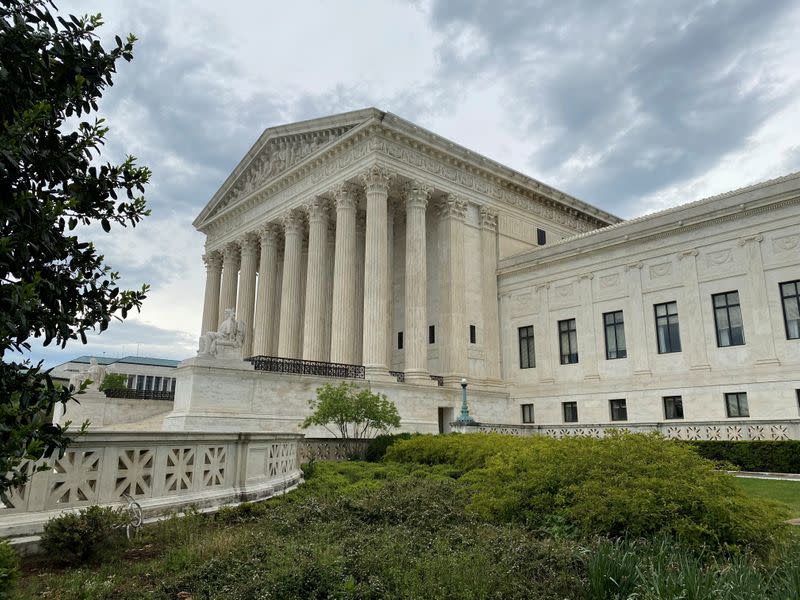 FILE PHOTO: A general view of the United States Supreme Court in Washington