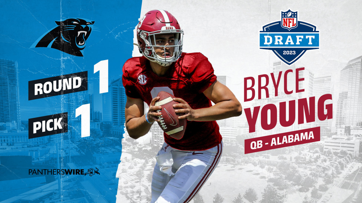 Bryce Young selected No. 1 overall in the 2023 NFL draft by Carolina