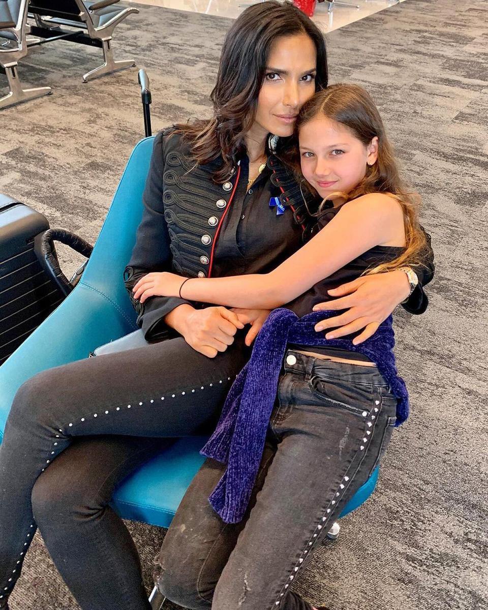 Padma Lakshmi and her daughter