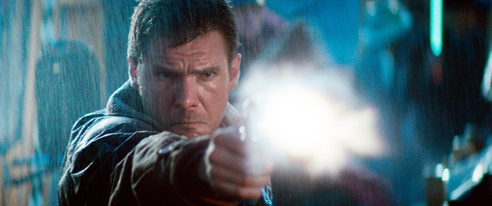 Harrison Ford starred in the 1982 cult classic "Blade Runner," based on the 1968 novel "Do Androids Dream of Electric Sheep?" by Philip K. Dick.