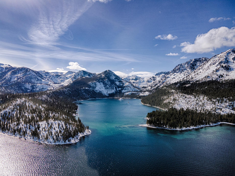 Emerald Bay in the winter