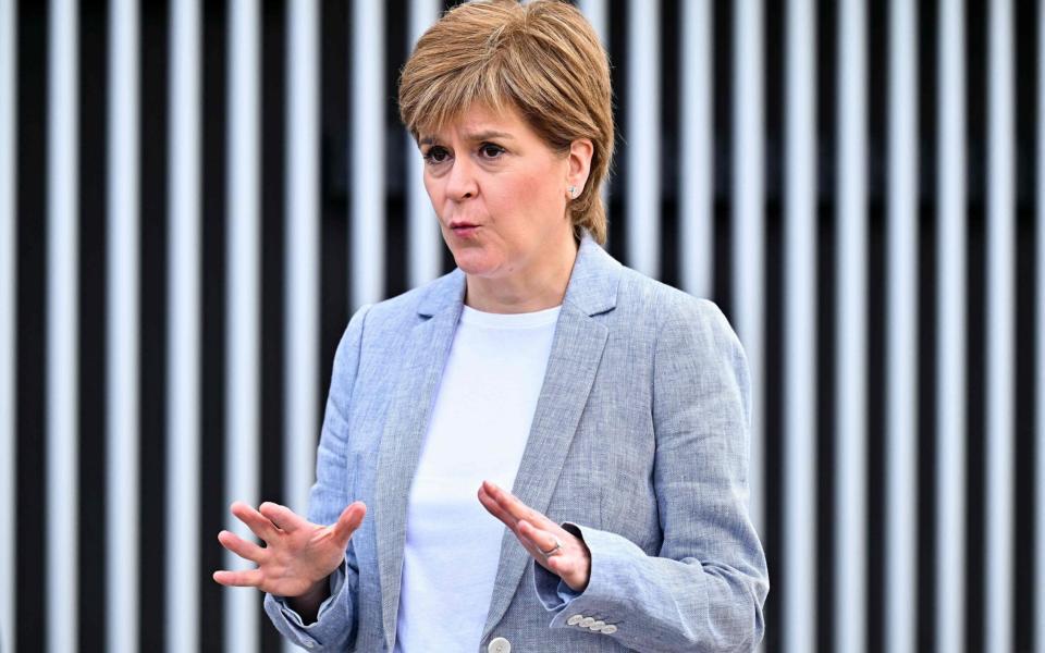 Nicola Sturgeon, the Scottish First Minister, recently received her second dose of a coronavirus vaccine - Jeff J Mitchell/AFP